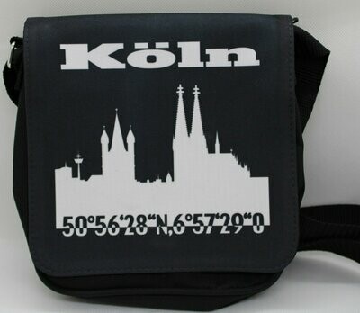 Schultertasche Kölner Skyline - Klein