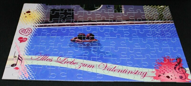 Puzzle mit Ihrem Foto und Wunschtext - Rechteck