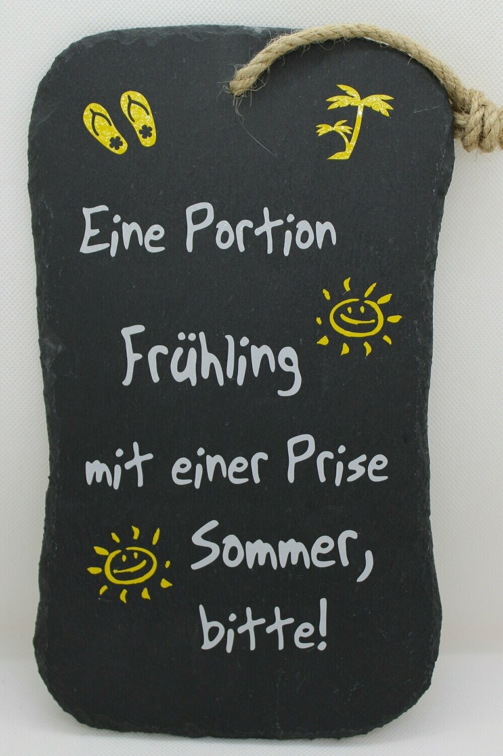 Schiefertafel "Frühling"