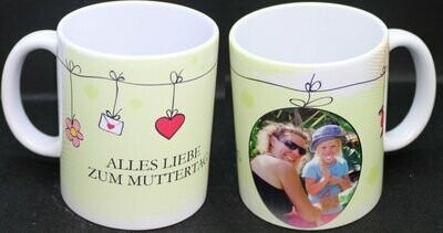 Tasse zum Muttertag mit Ihrem Wunschfoto - Motiv 2