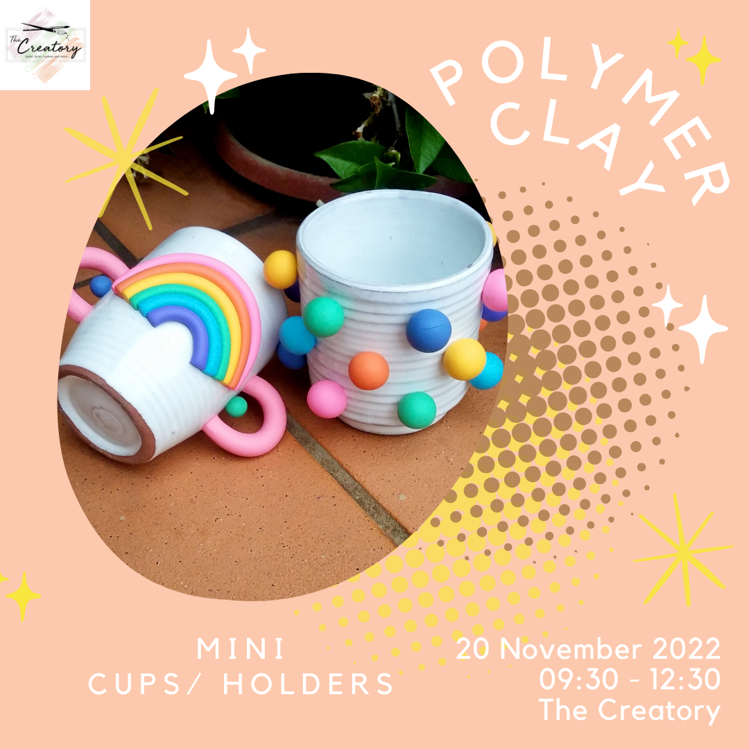 Polymer Clay Mini Cups/ Holders 20 November 2022