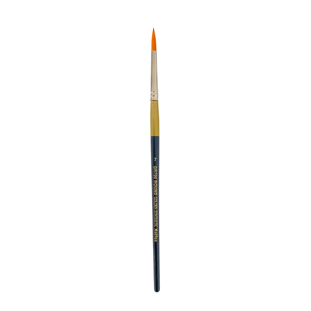 Paintbrush - Golden - Size 7 Round