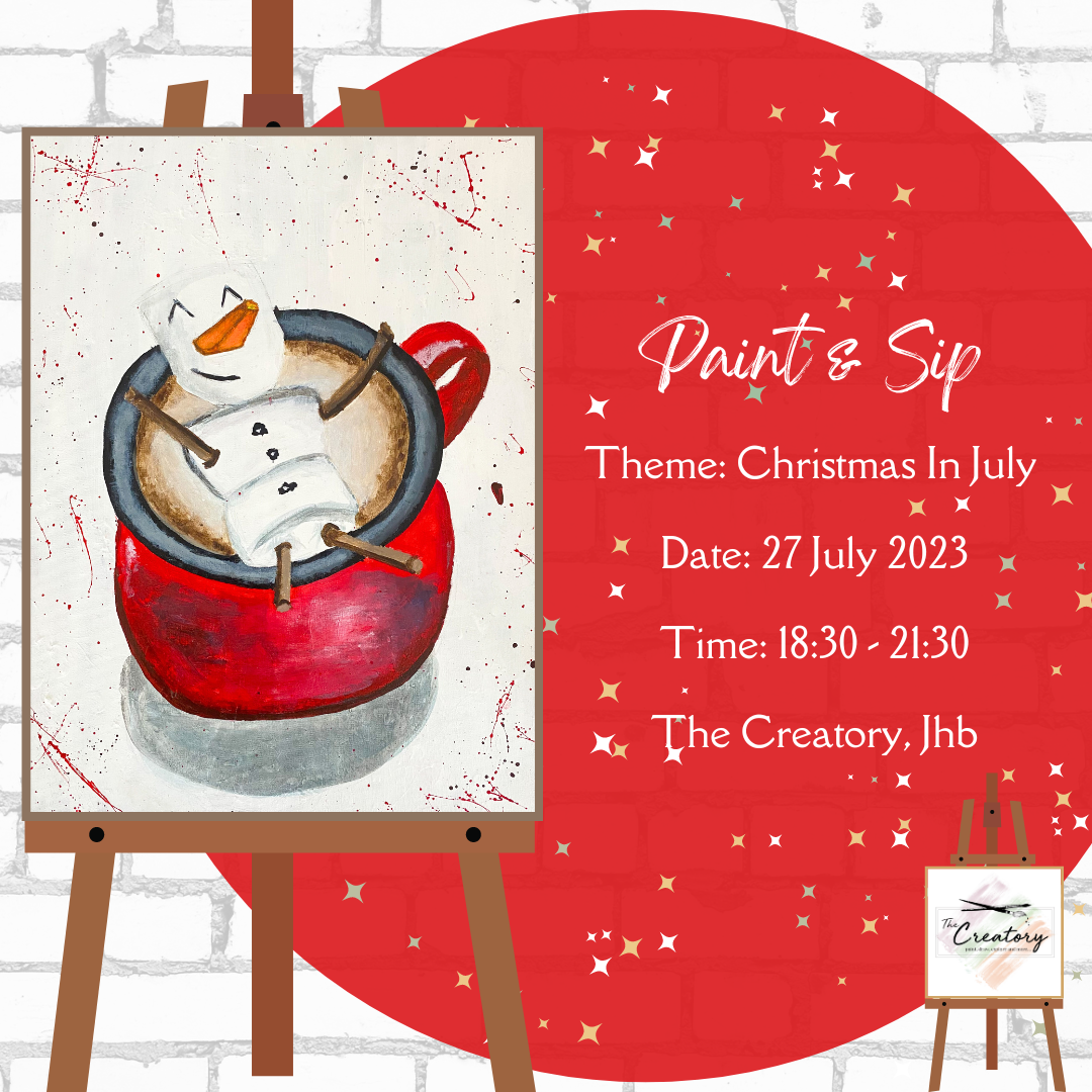 Paint & Sip Christmas In July