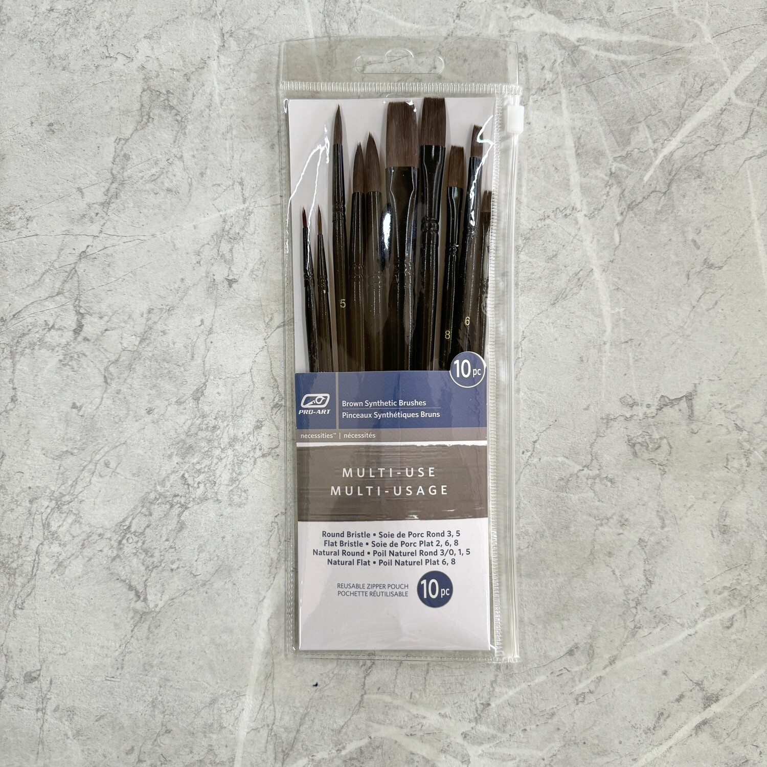 Multi-Use Paint Brush Set (10 pc) - Pro-Art