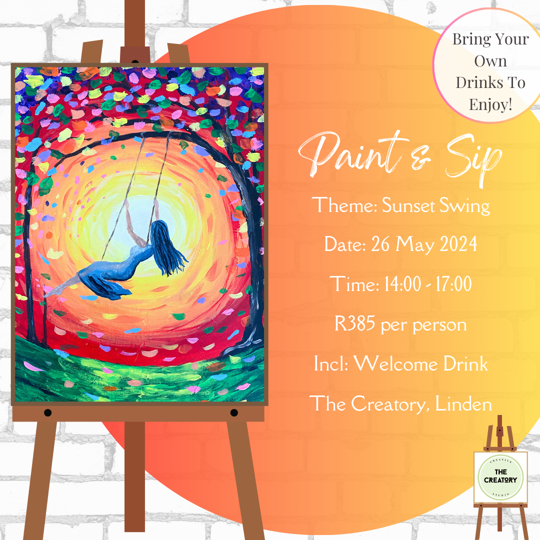 Paint & Sip Sunset Swing