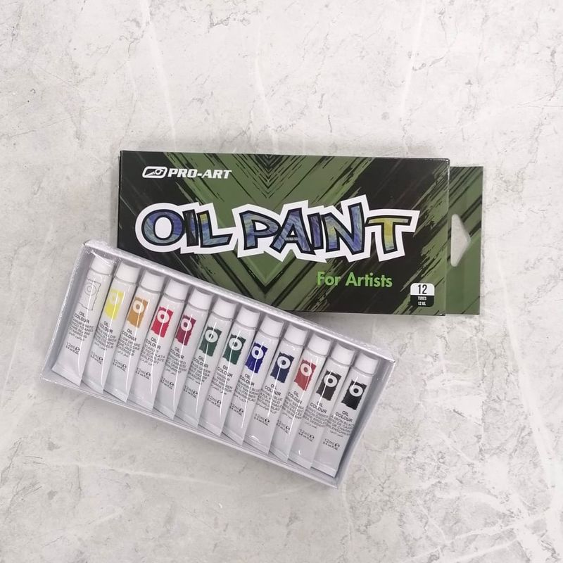 Oil Paint Set (12 PC) 12 ml