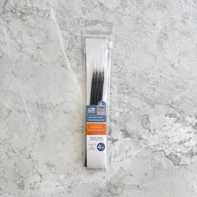 Acrylic Paint Brush Set For Details (4 pc) - Pro-Art
