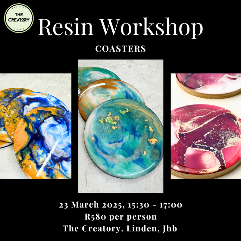 Resin Workshop: Coasters - 23 March 2025