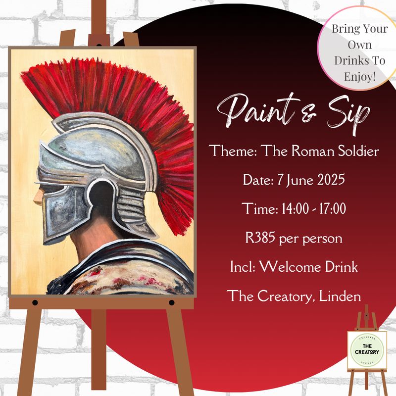 Paint &amp; Sip: The Roman Soldier - 7 June 2025