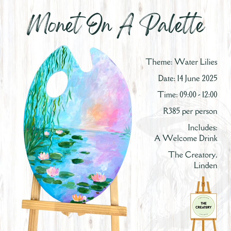 Monet On A Palette: Water Lilies - 14 June 2025
