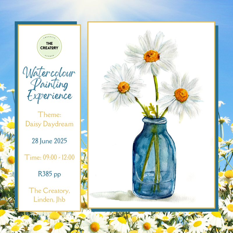 Watercolour Painting Experience: Daisy Daydream - 28 June 2025