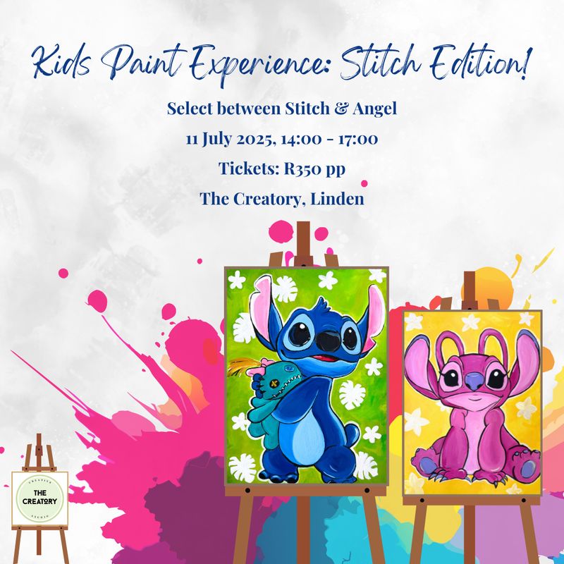 Kids Paint Experience: Stitch Edition! 11 July 2025
