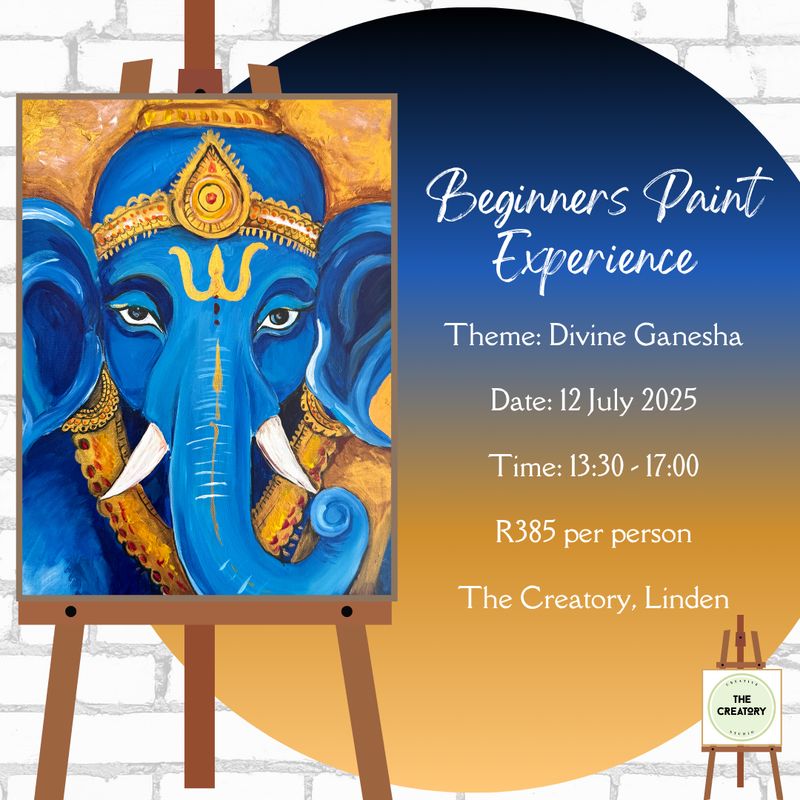 Beginners Paint Experience: Divine Ganesha - 12 July 2025