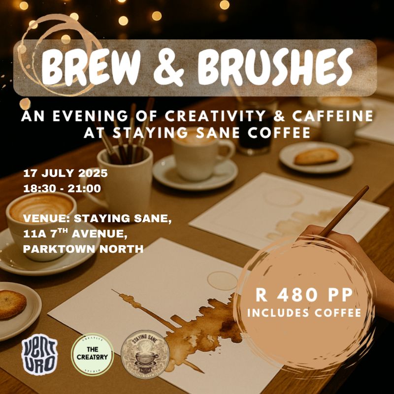 Brew &amp; Brushes - 17 July 2025 - Staying Sane Coffee