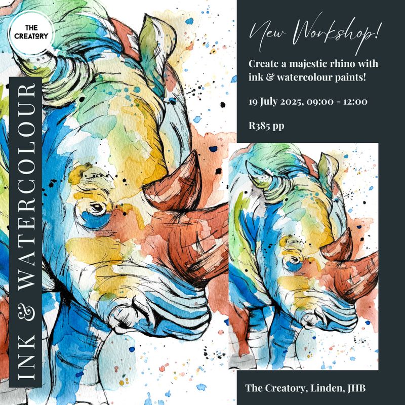 Ink &amp; Watercolour Painting Workshop: 19 July 2025