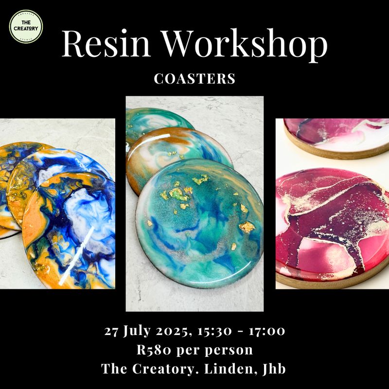 Resin Workshop: Coasters - 27 July 2025