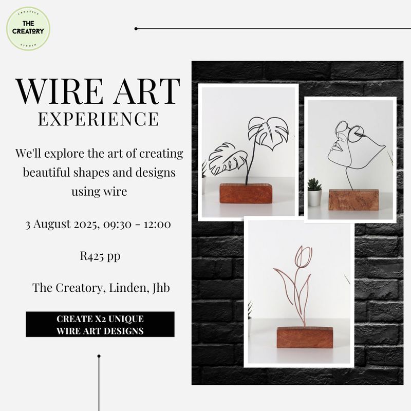 Wire Art Experience - 3 August 2025 Wire Art Experience - 3 August 2025