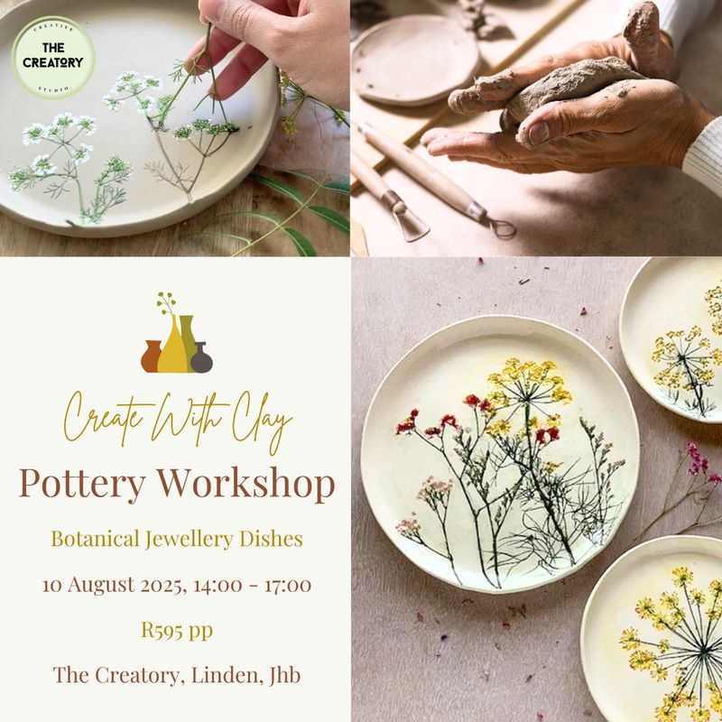Pottery Workshop: Botanical Jewellery Dishes - 10 August 2025