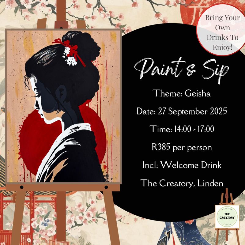 Paint &amp; Sip: Geisha - 27 September 2025