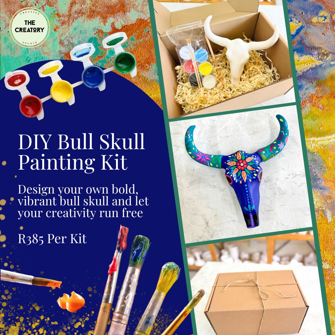 DIY Bull Skull Painting Kit