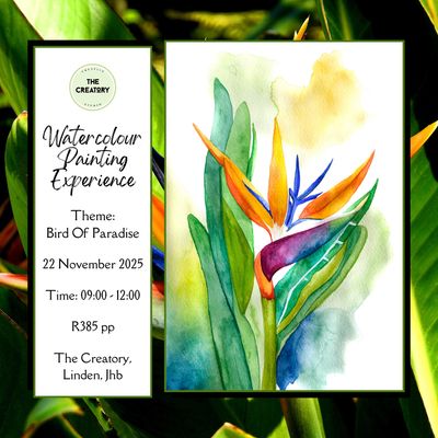 Watercolour Painting Experience: Bird Of Paradise - 22 November 2025