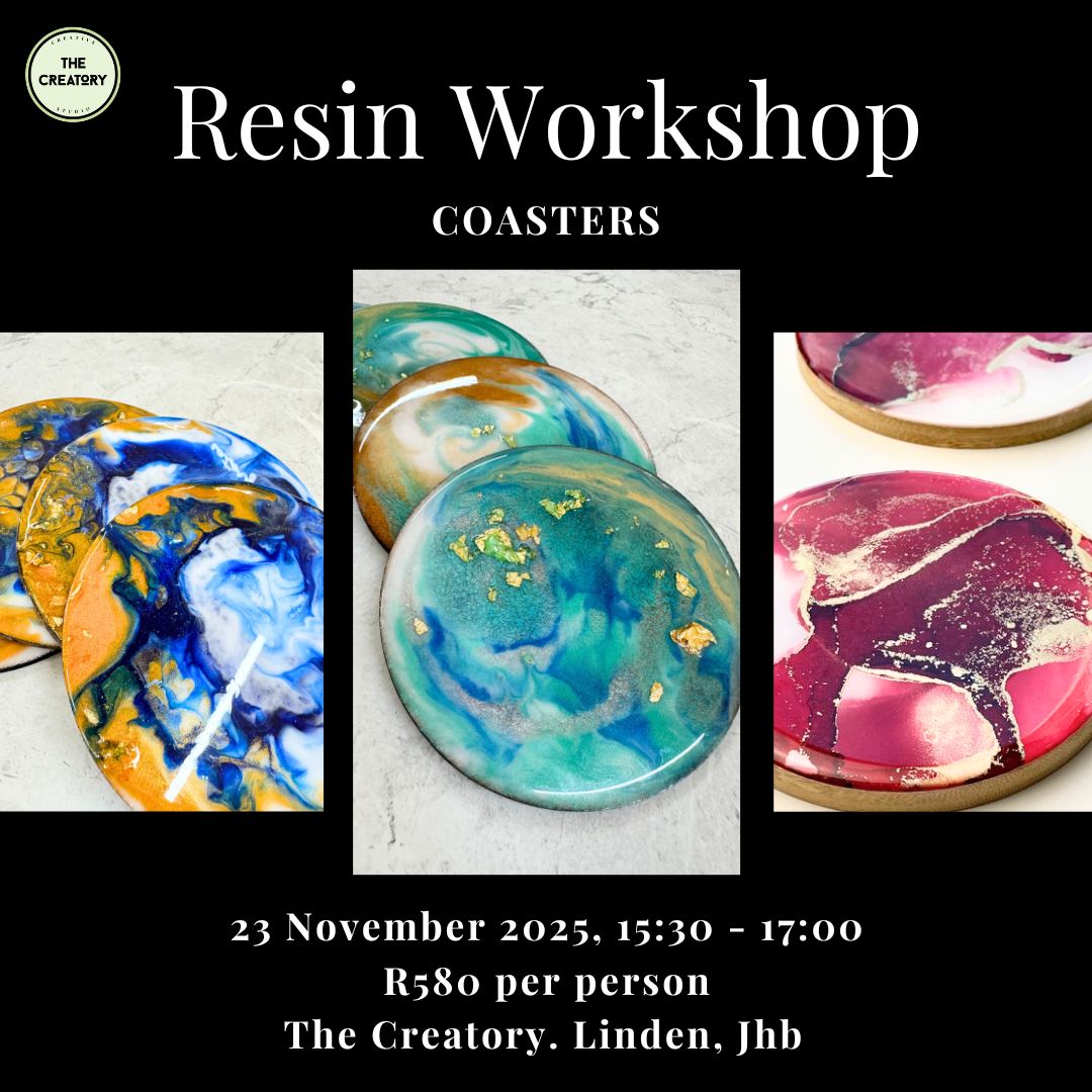 Resin Workshop: Coasters - 23 November 2025