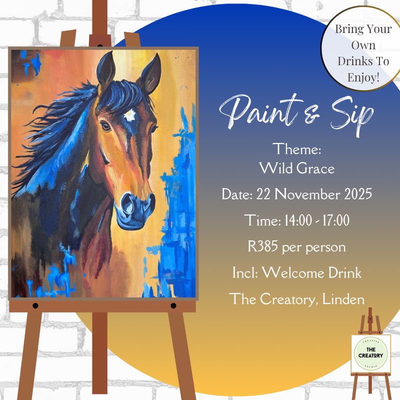 Paint &amp; Sip: Wild Grace - 22 November 2025