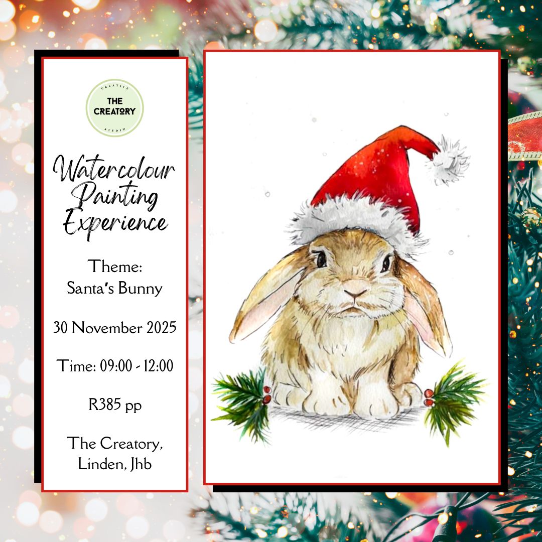 Watercolour Painting Experience: Santa&#39;s Bunny - 30 November 2025