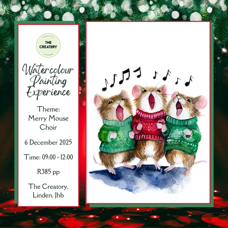 Watercolour Painting Experience: Merry Mouse Choir - 6 December 2025