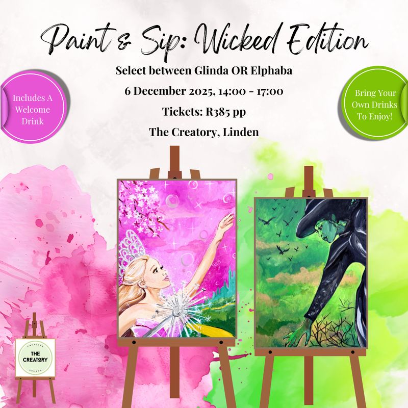 Paint &amp; Sip: Wicked Edition! 6 December 2025