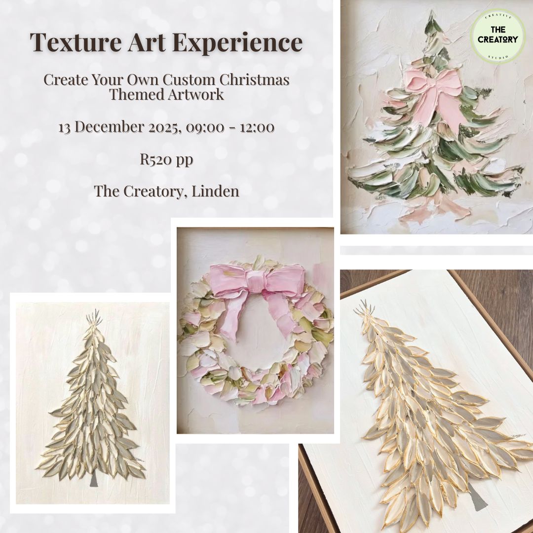 Texture Art Experience: Own Christmas Creation - 13 December 2025