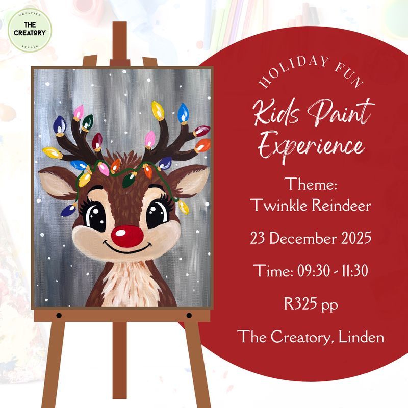 Kids Paint Experience: Twinkle Reindeer - 23 December 2025