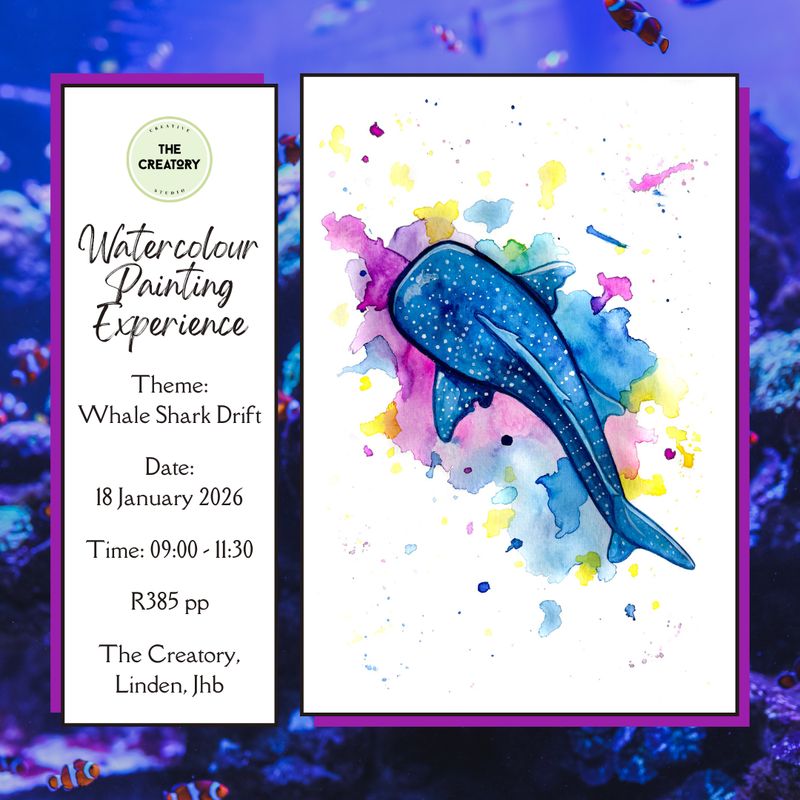 Watercolour Painting Experience: Whale Shark Drift - 18 January 2026
