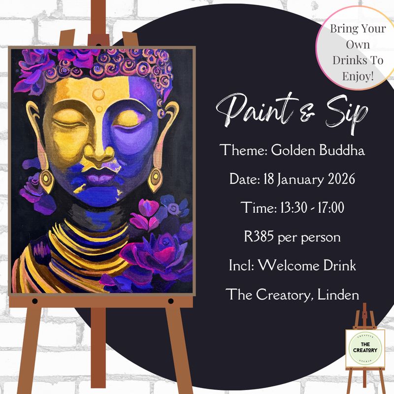 Paint &amp; Sip: Golden Buddha - 18 January 2026