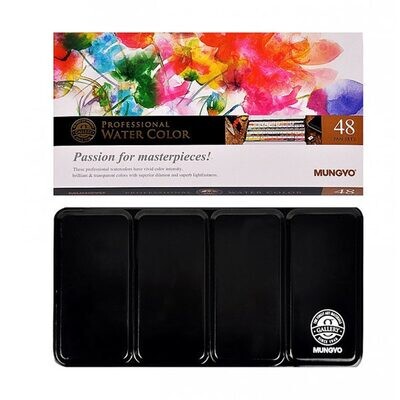 Watercolour 48 Pan Set – Mungyo