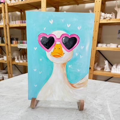 Portable Wooden Easel Set