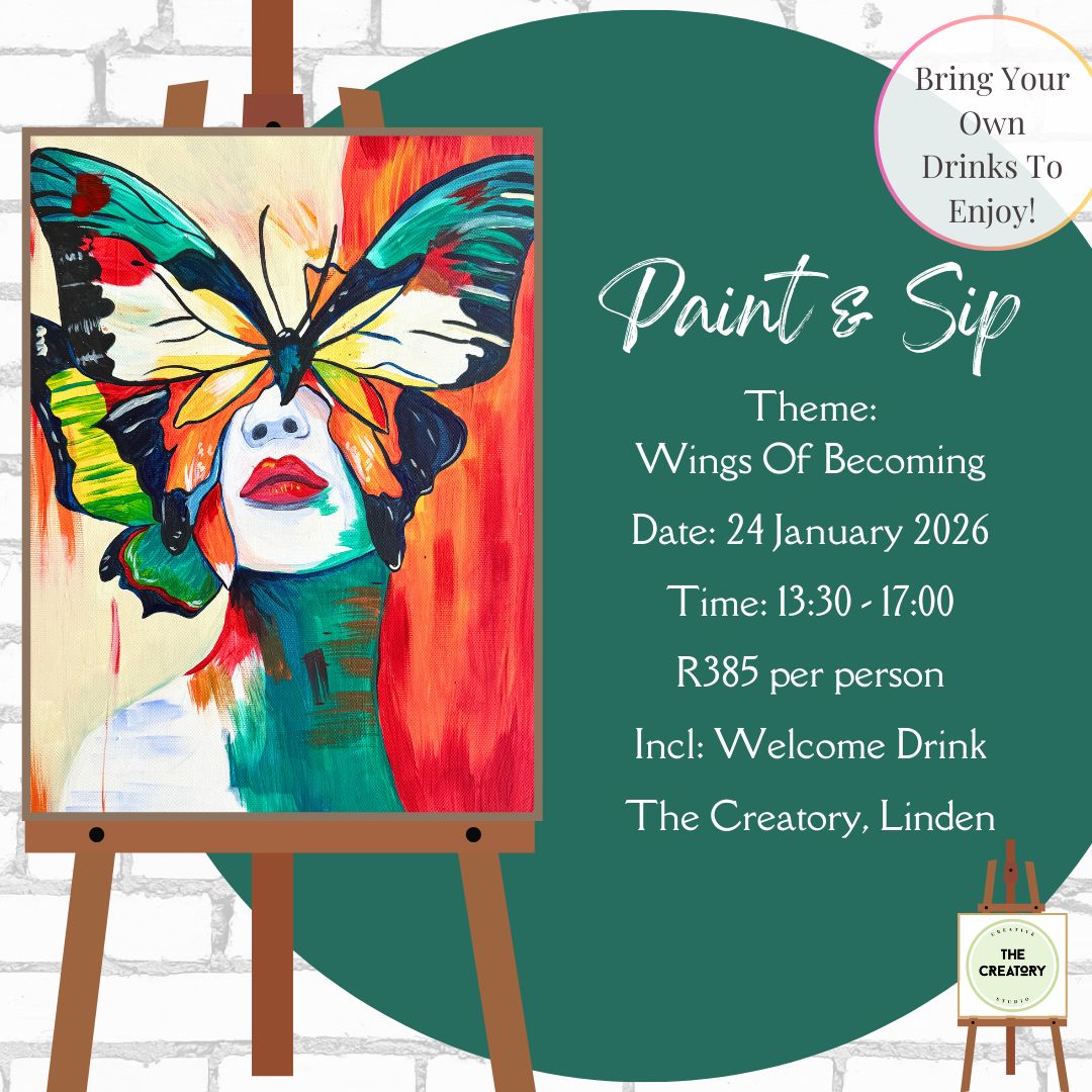Paint &amp; Sip: Wings Of Becoming - 24 January 2026