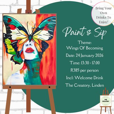 Paint &amp; Sip: Wings Of Becoming - 24 January 2026