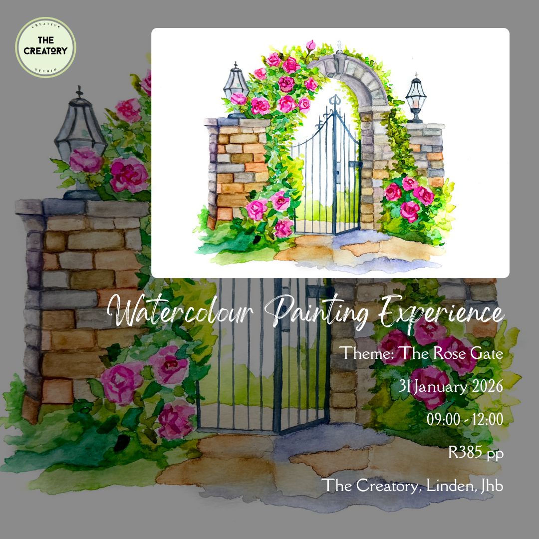 Watercolour Painting Experience: The Rose Garden - 31 January 2026