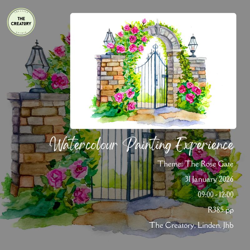 Watercolour Painting Experience: The Rose Garden - 31 January 2026