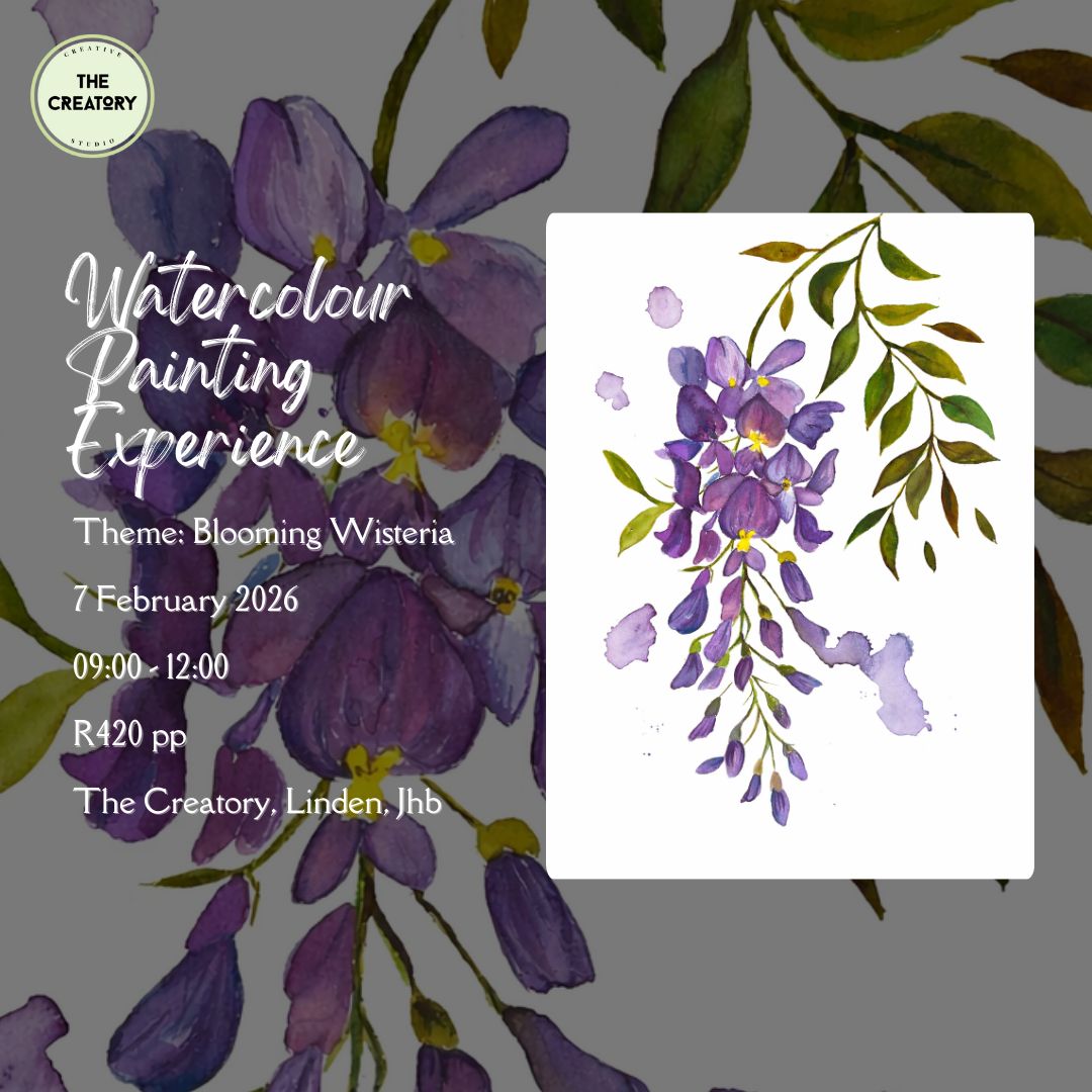Watercolour Painting Experience: Blooming Wisteria - 7 February 2026