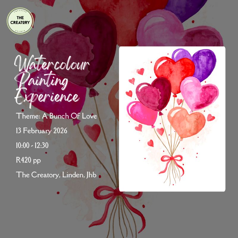 Watercolour Painting Experience: A Bunch Of Love - 13 February 2026