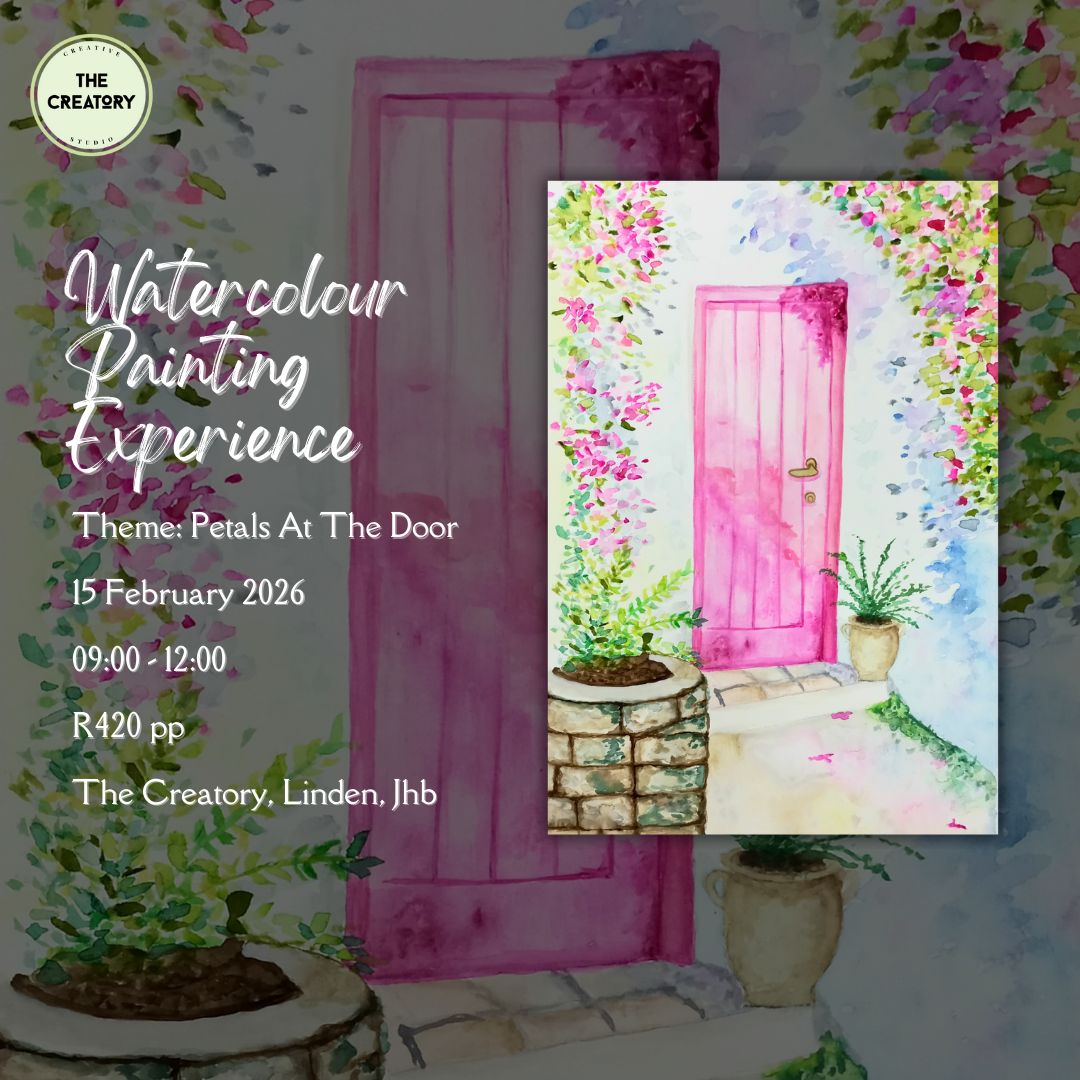 Watercolour Painting Experience: Petals At The Door - 15 February 2026