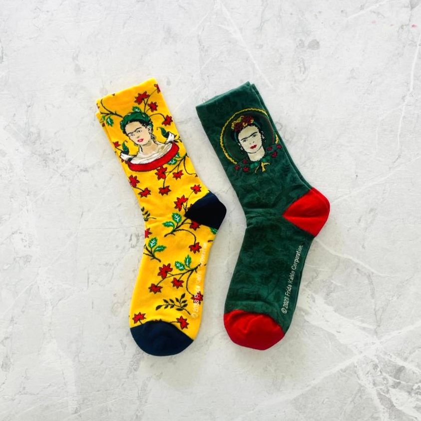 Frida Sock Set of 2 (Yellow &amp; Green)