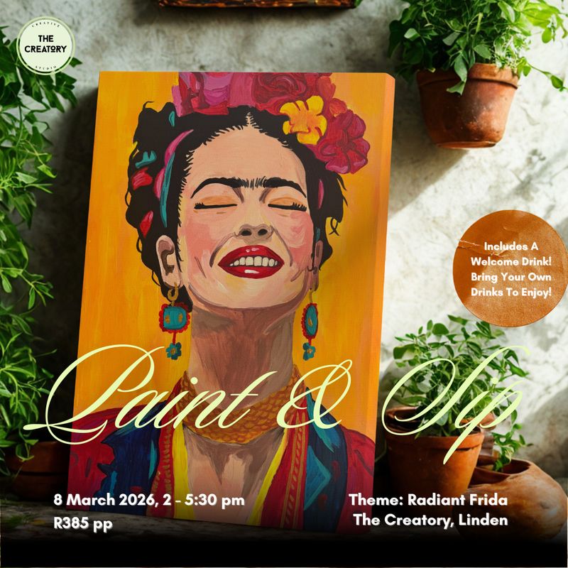 Paint &amp; Sip: Radiant Frida - 8 March 2026