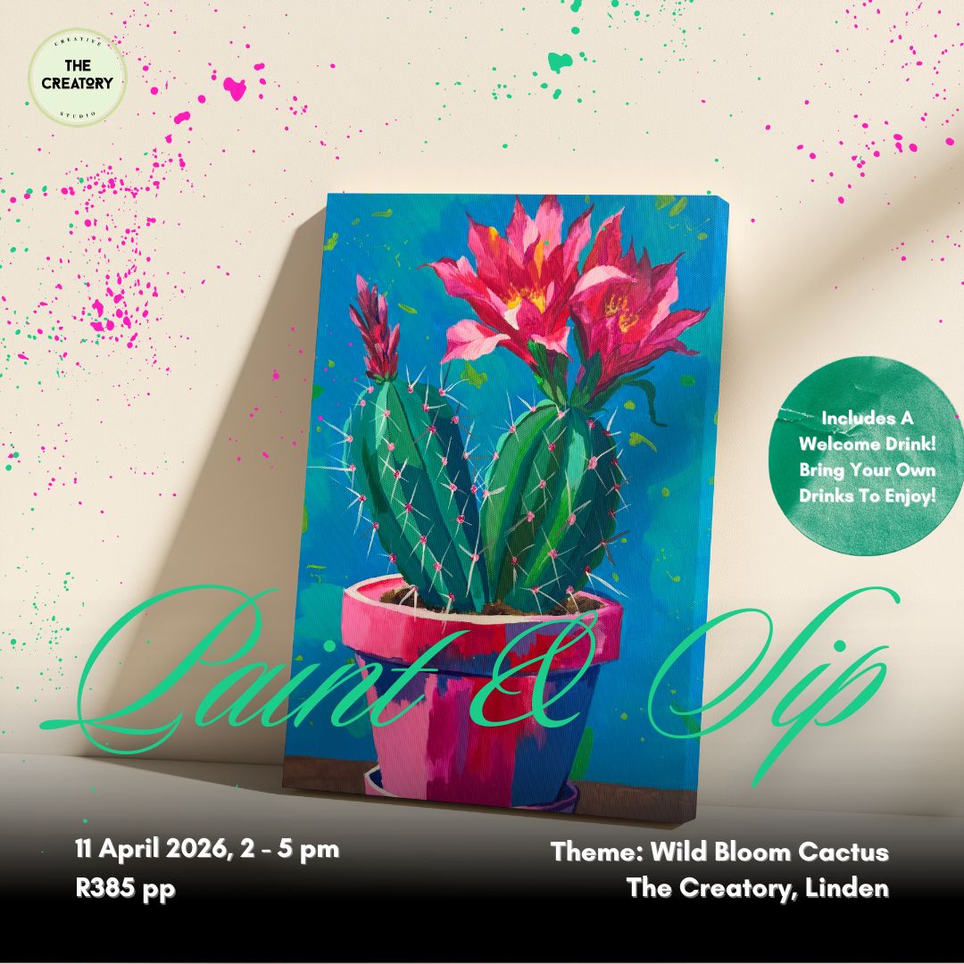 Paint &amp; Sip: Wild Bloom Cactus - 11 April 2026