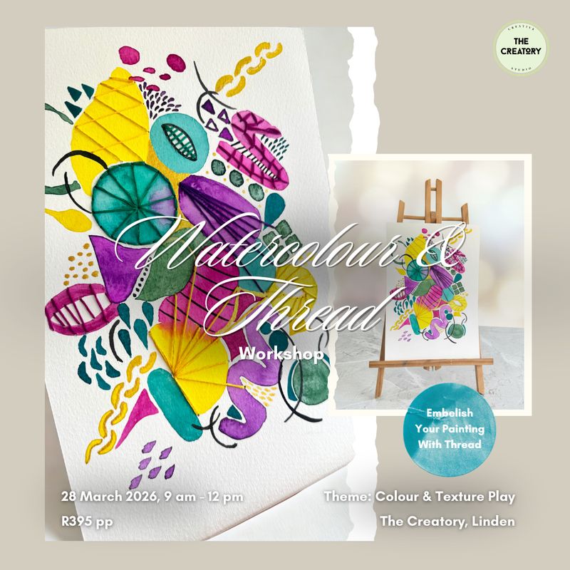 Watercolour &amp; Thread Workshop - 28 March 2026