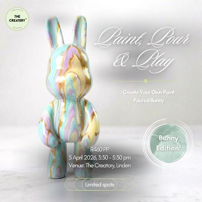 Paint, Pour &amp; Play: Bunny Edition - 5 April 2026