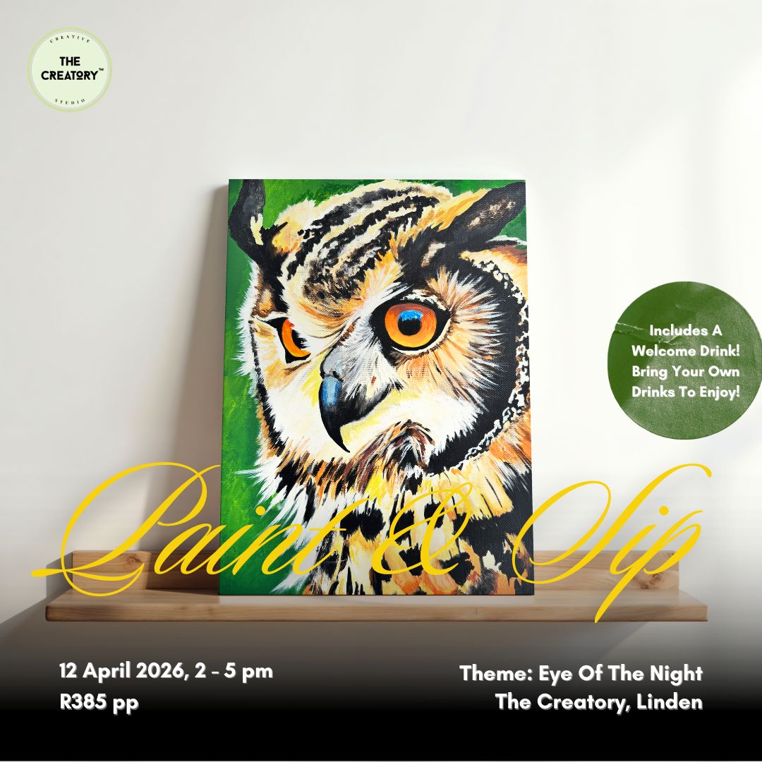 Paint &amp; Sip: Eye Of The Night - 12 April 2026