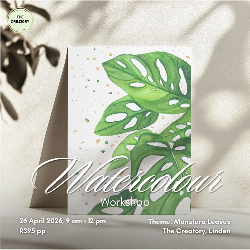 Watercolour Workshop: Monstera Leaves - 26 April 2026